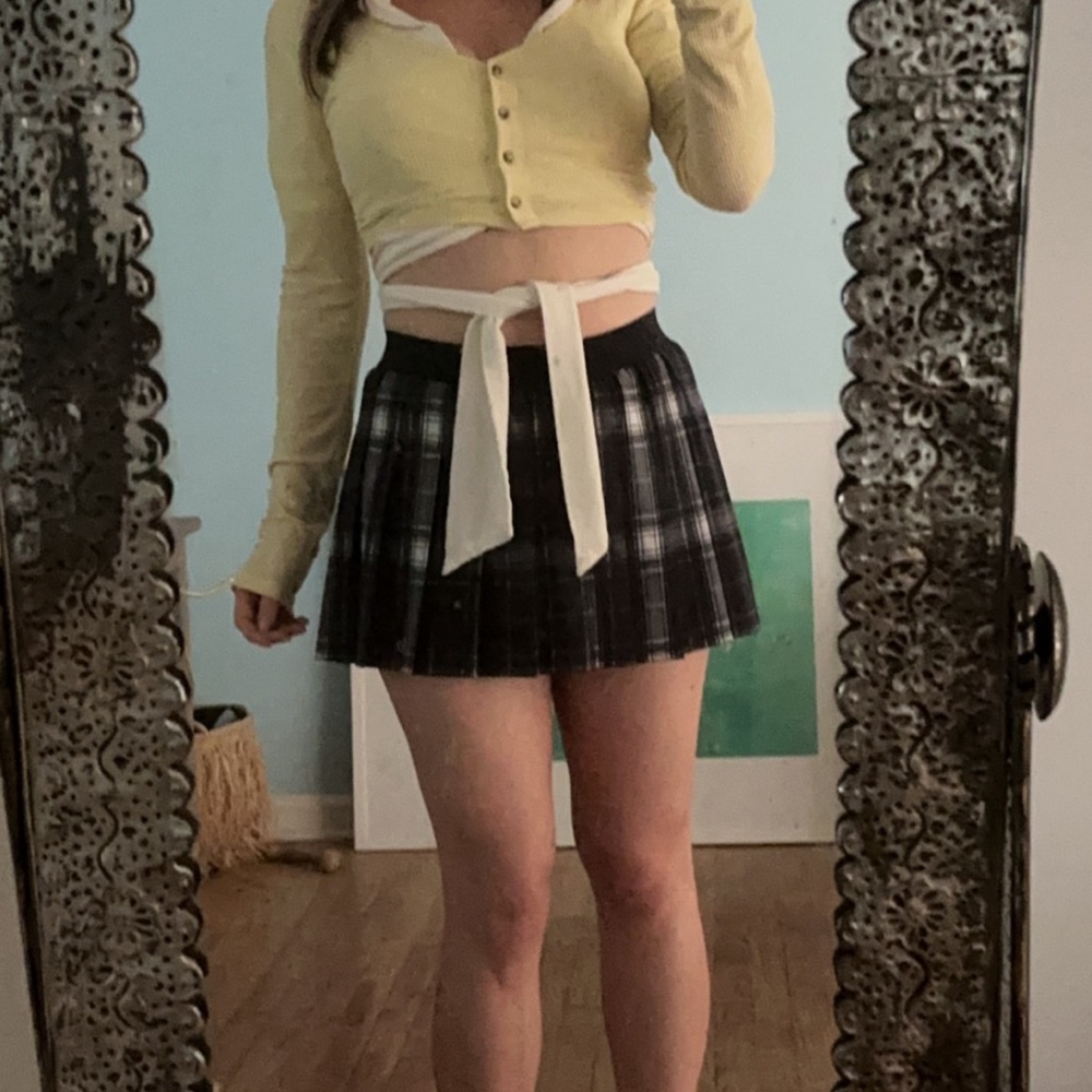 Alo Yoga plaid skirt